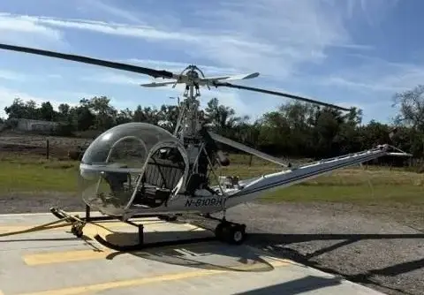 This 1949 Hiller UH-12A Is a Classic, Distinctively Designed ‘AircraftForSale’ Top Pick